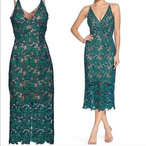 Dress the Population Aurora Green Sheath Dress
